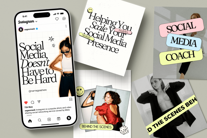 Instagram Mockup Retro-min