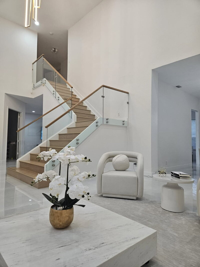 Modern Glass & Aluminum Railings in Boca Raton, South Florida