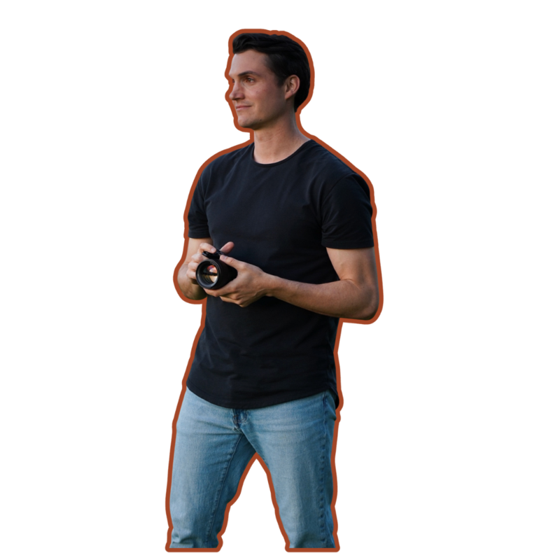 male wedding videographer