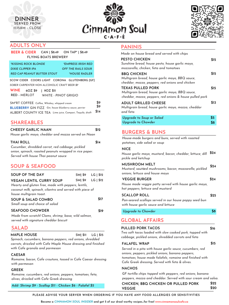 Lunch Spots | Gluten-free cafe | Cinnamon Soul Cafe