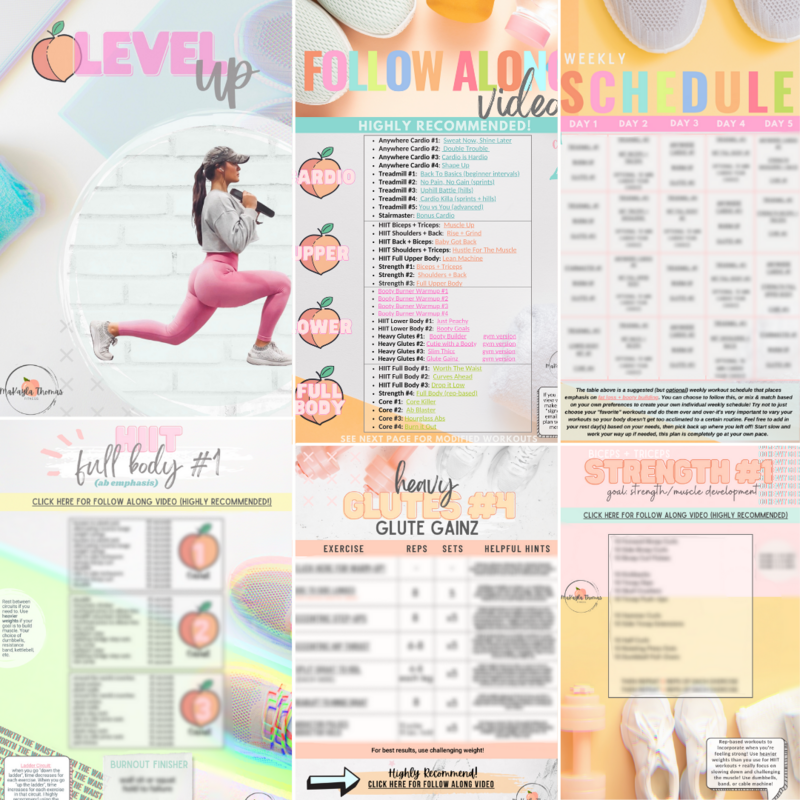 8 week gym level up + challenge