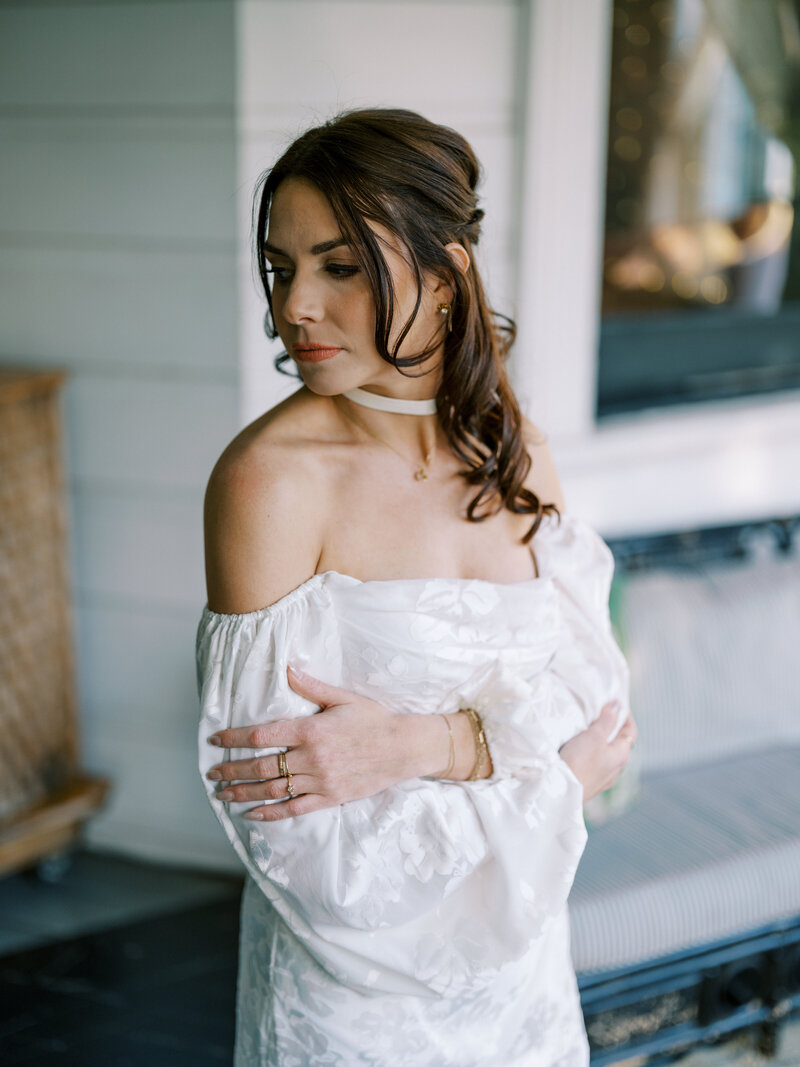 Bridal photography taken at The Columns in New Orleans Louisiana.