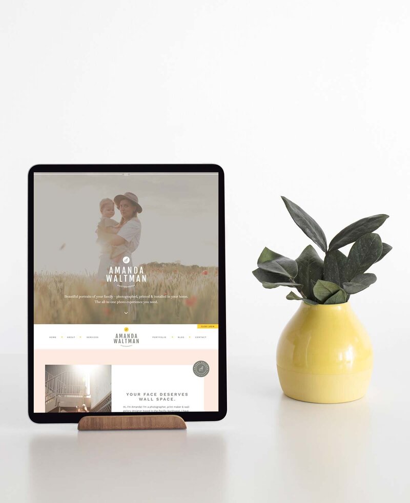 Embark on a journey of inspiration with Sucheta's world-renowned keynote speaker website on the captivating display of an iPad. Crafted with precision by a Showit Web Design specialist, immerse yourself in the transformative power of travel through seamless navigation and captivating visuals.