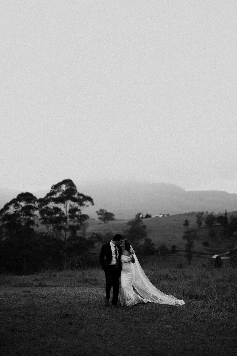 Bride and Groom Elope at Sēlah Valley Estate - a picturesque wedding and elopement venue situated in stunning natural beauty, offering panoramic views of the surrounding mountains.