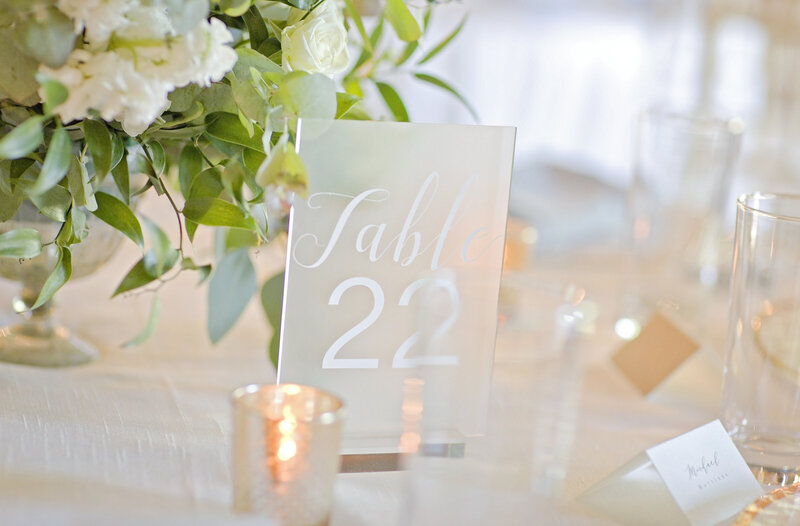 table numbers-wedding reception-canyonwood ridge-bella by sara-robin rogers photography-san antonio wedding photographer