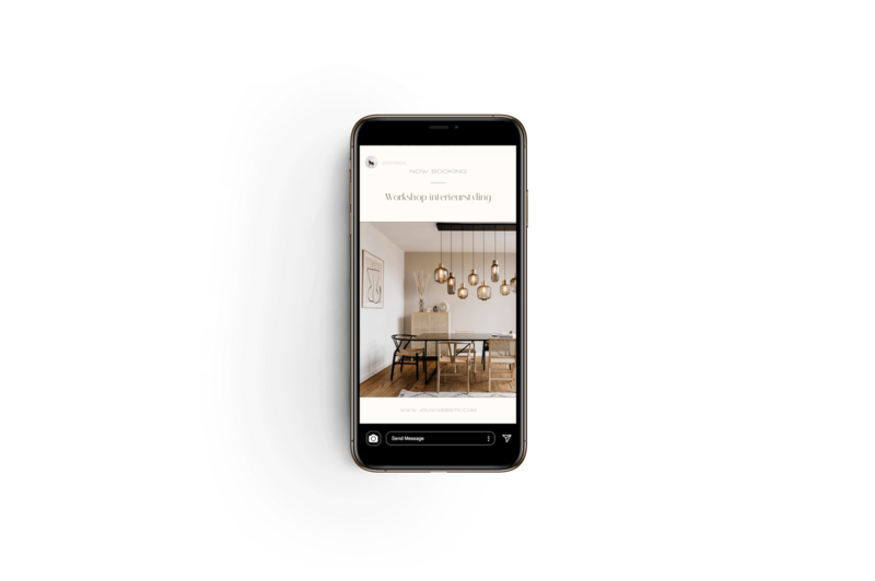 Instagram story template interieur ontwerper Wahiba Wonders 1