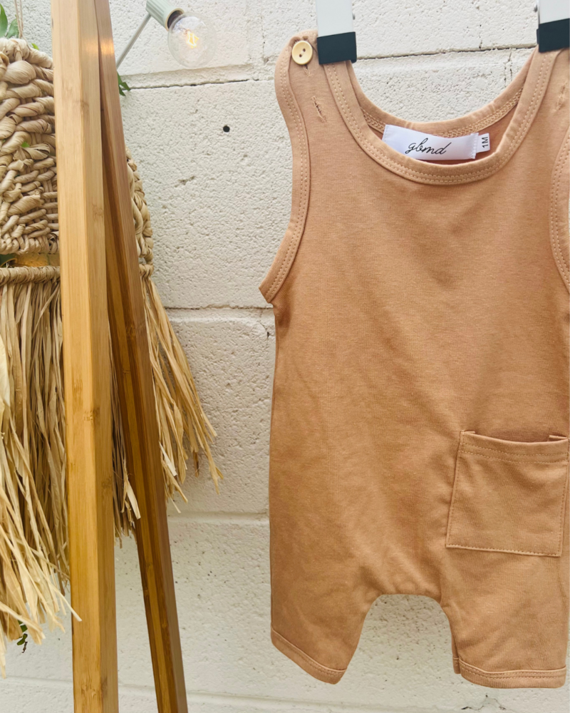 Sleeveless Pocket Romper