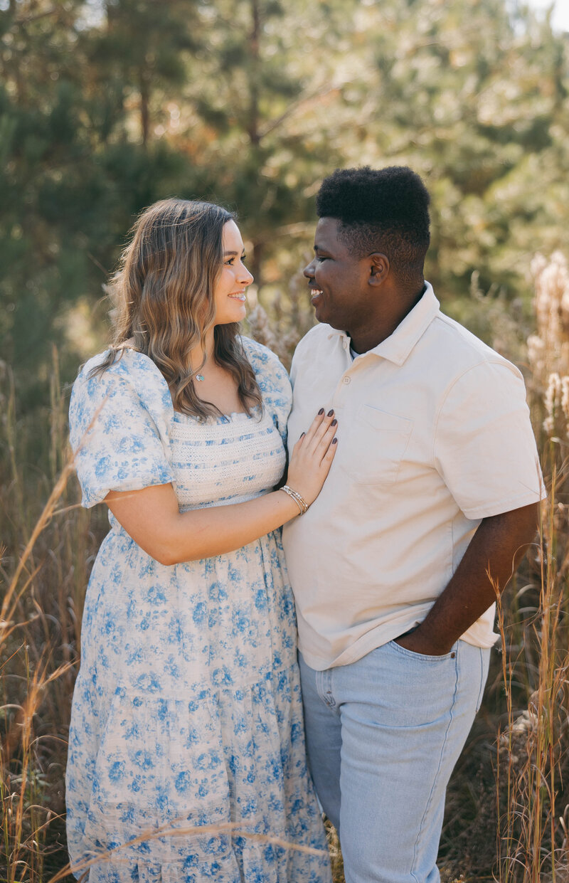 Sicard Hollow park interracial couple photographer