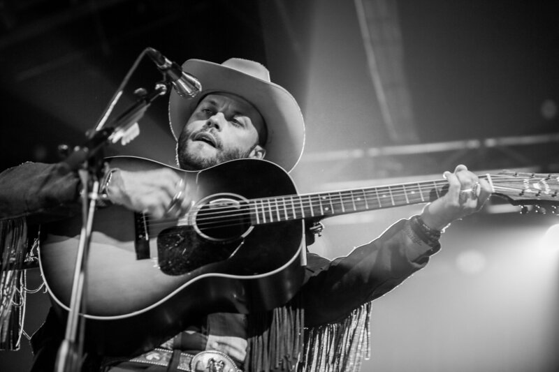 Asheville Photographer Light Shifter Studios captures a image of Charley Crockett at the Orange Peel in Asheville. 