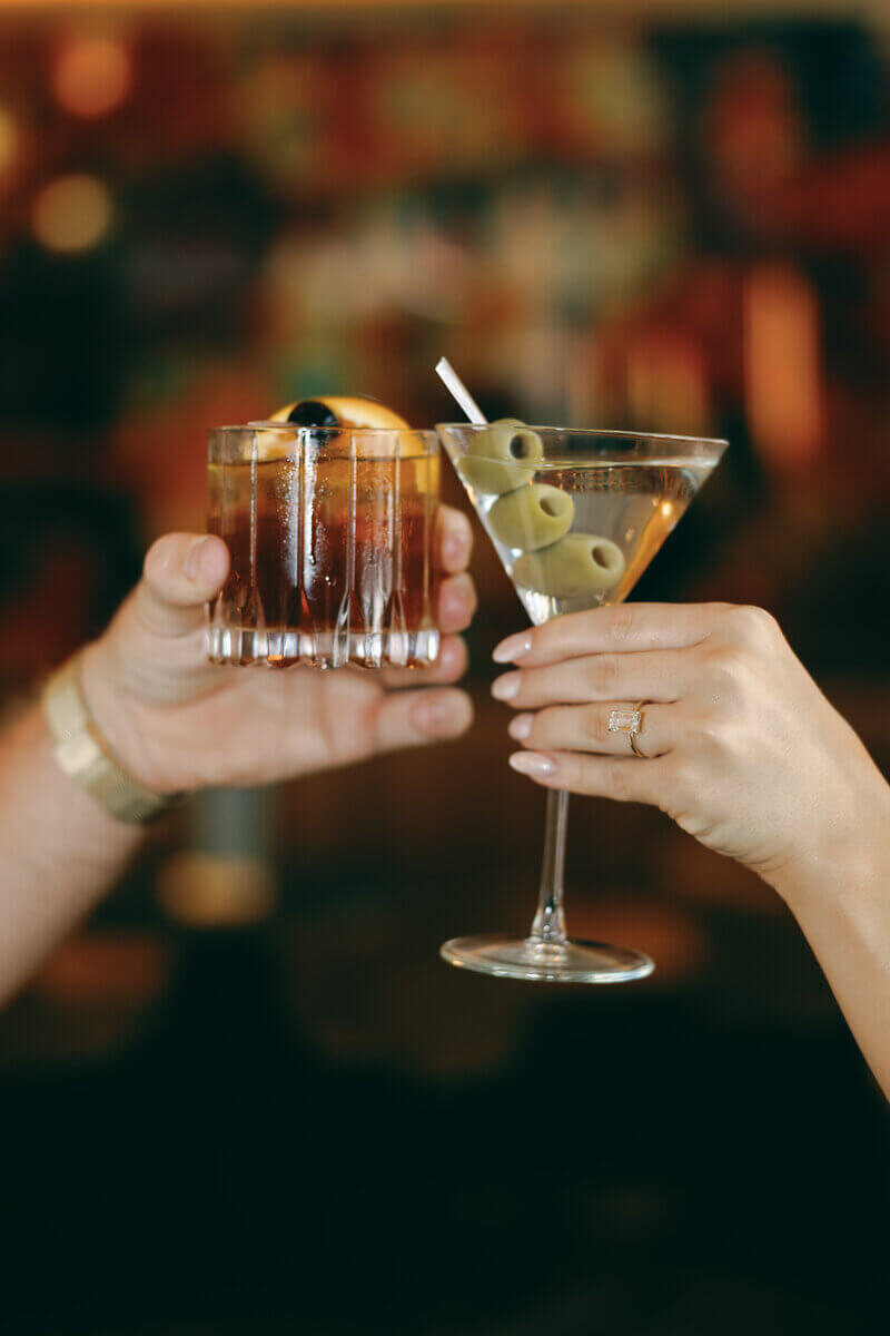 holiday drinks taken by wedding photographer tampa bay