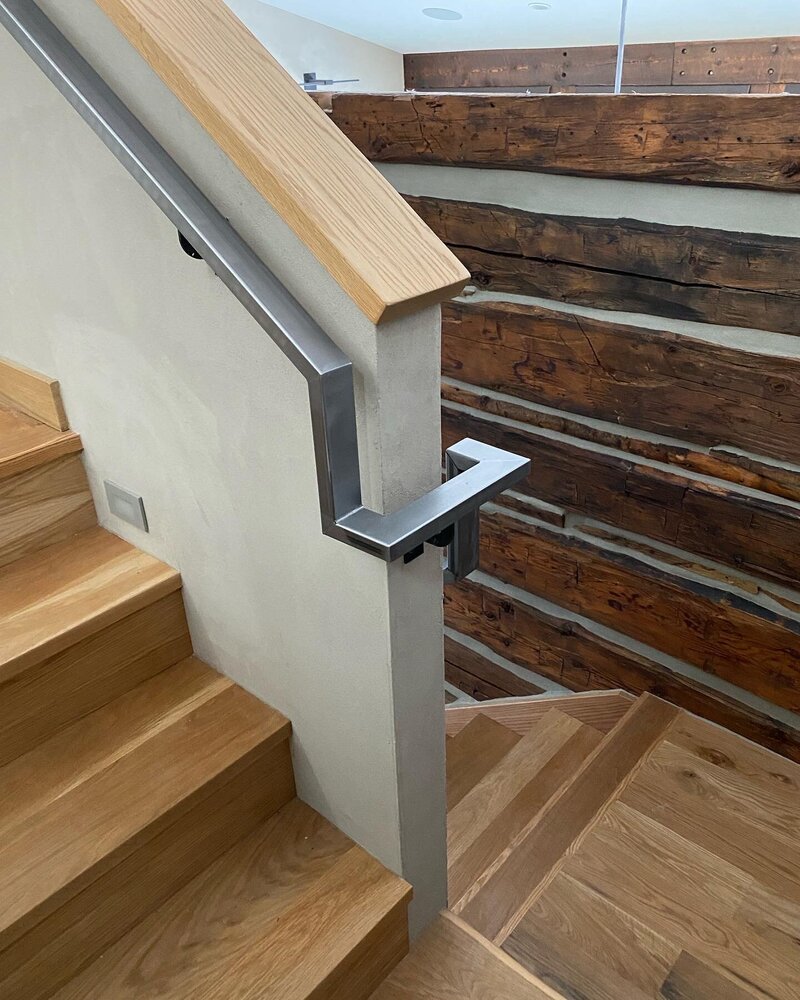custom steel handrail