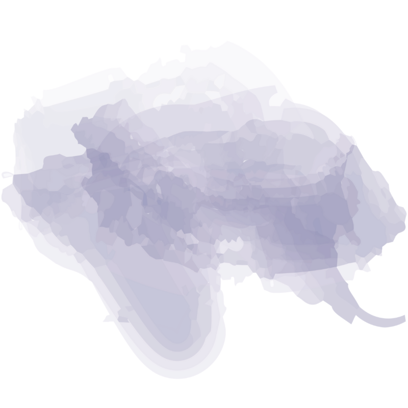 Purple Decorative Blob
