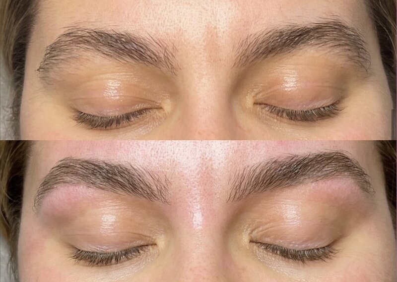 brow wax shaping