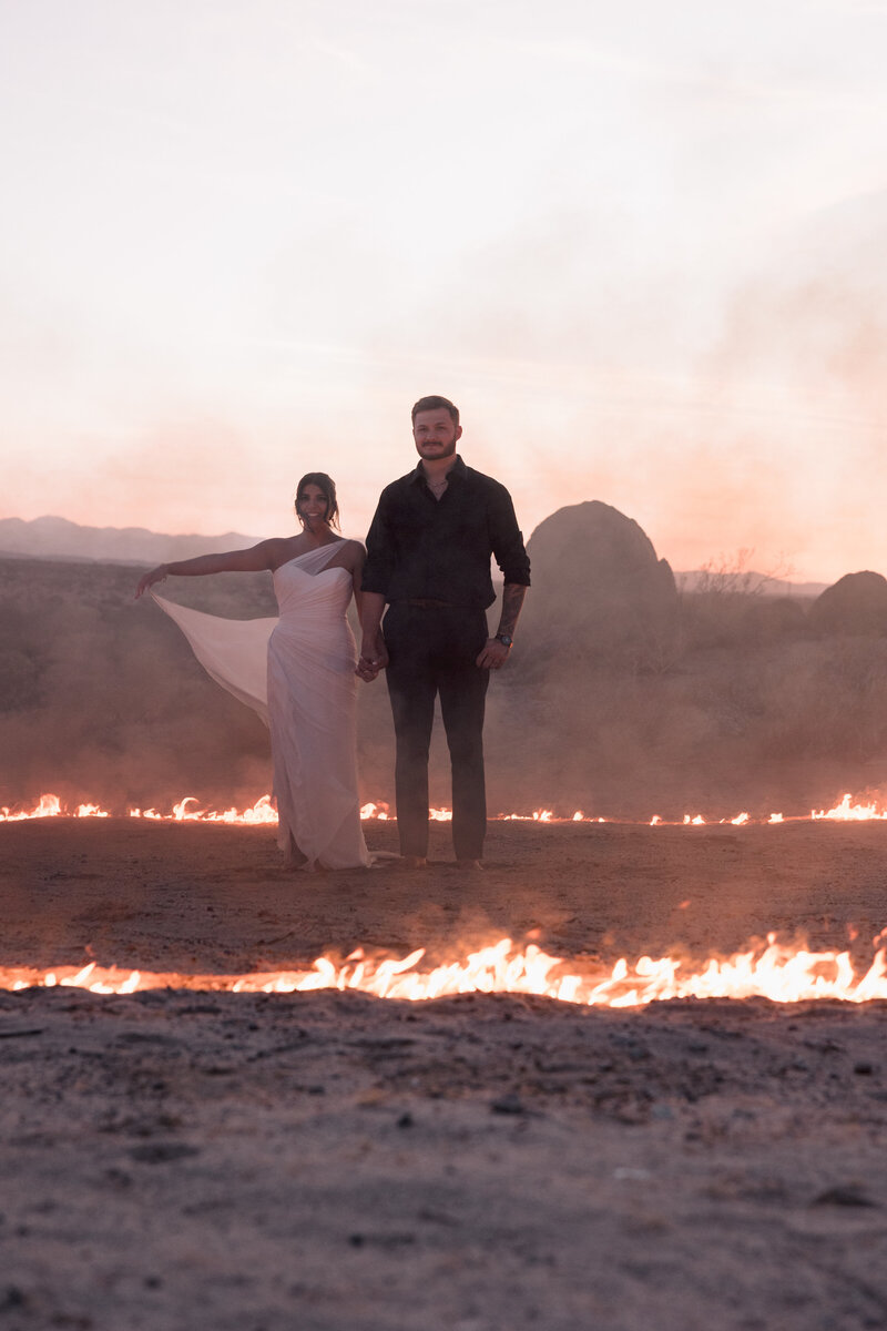 Lindsey + Anthony Joshua Tree Wedding-915
