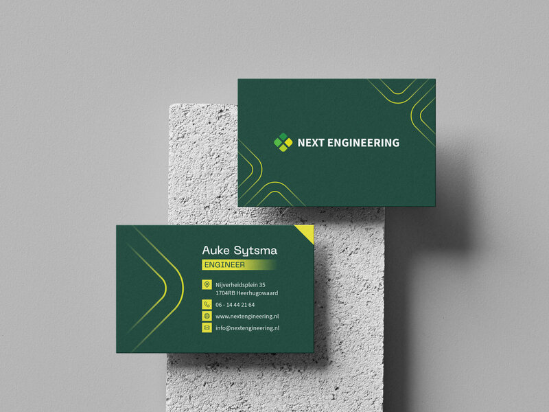 Studio Paoline Kruijssen - portfolio grafisch ontwerp - logo huisstijl visitekaartje branding - Next Engineering