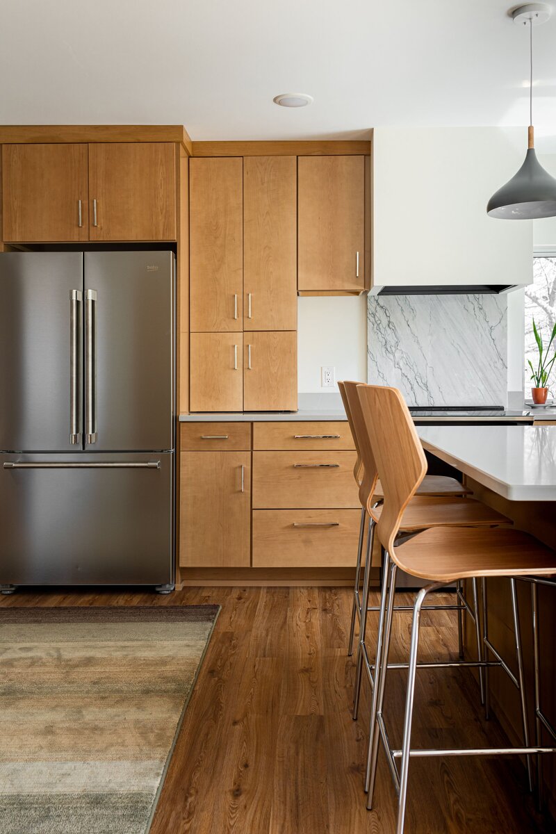 Light Wood Kitchen Remodel and New Build Design Inspiration with Large Kitchen Island