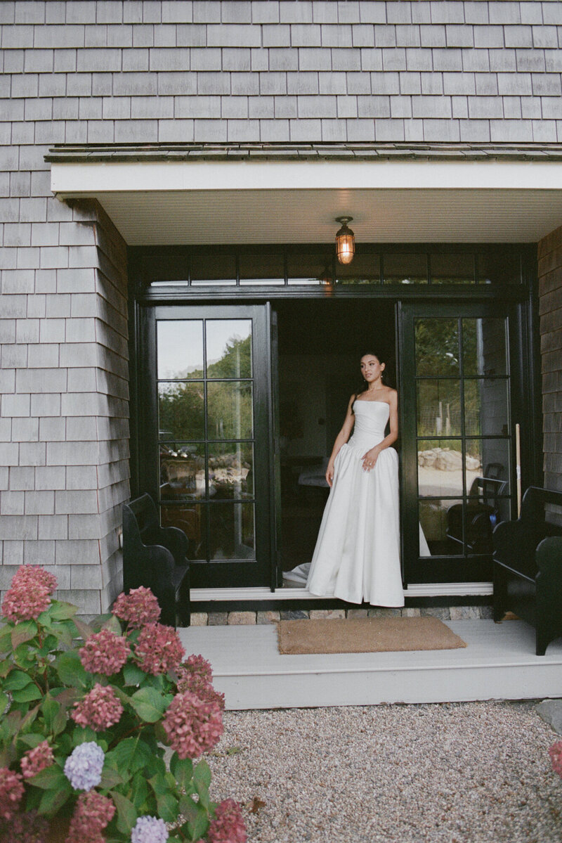 California editorial couple captured on 35mm film in documentary wedding photography style
