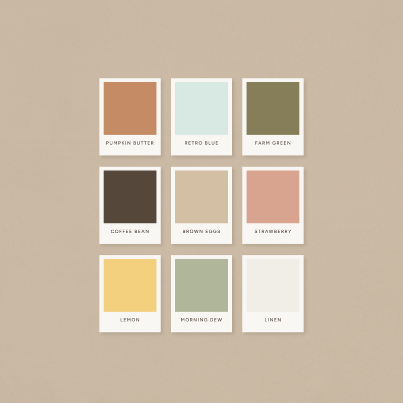 Color palette for bed and breakfast in Northern Michigan