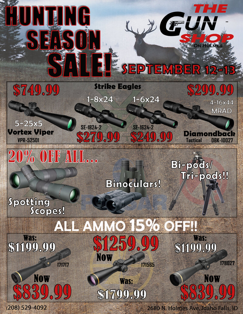 Hunting Season Sale Ad