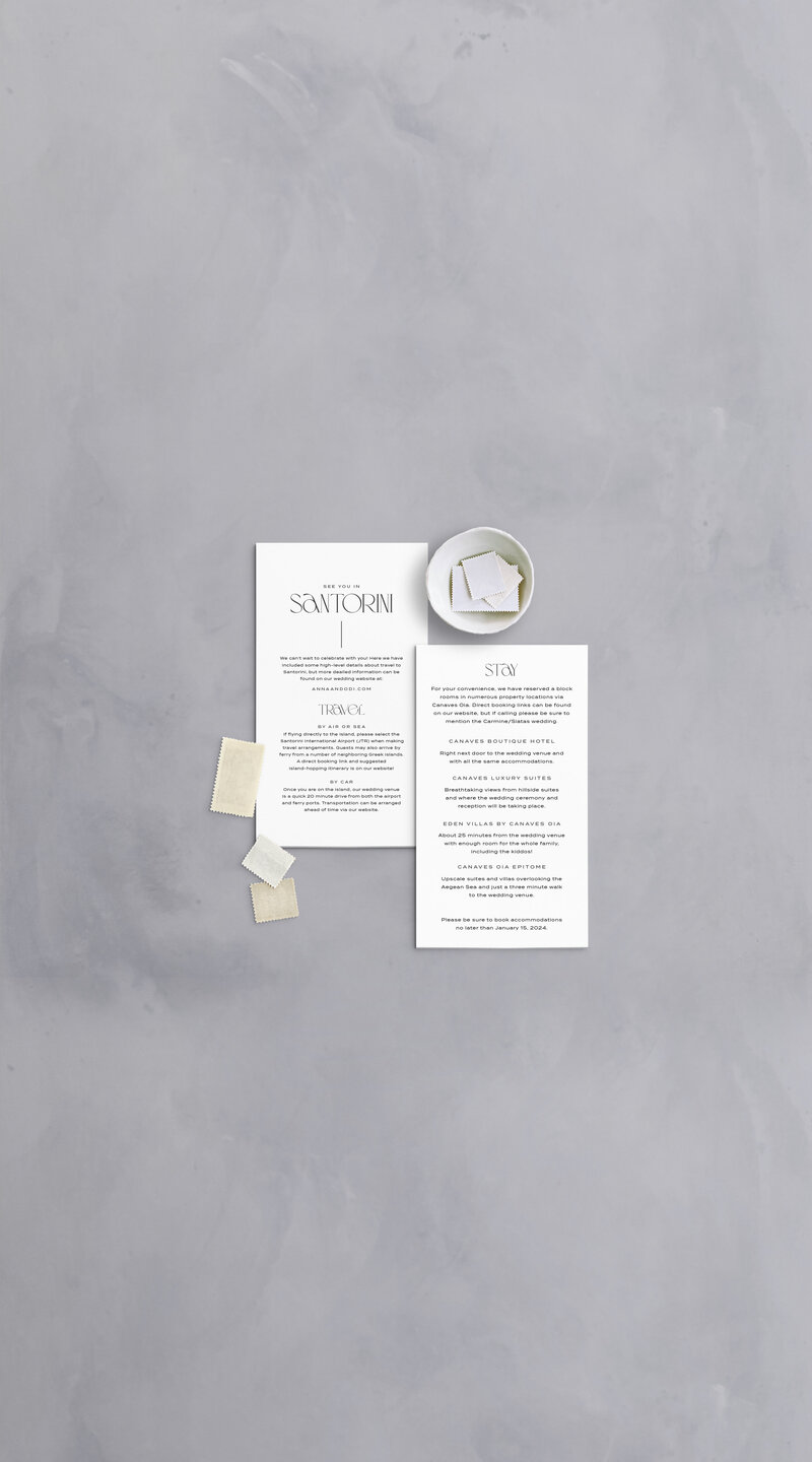 Santorini Details Card