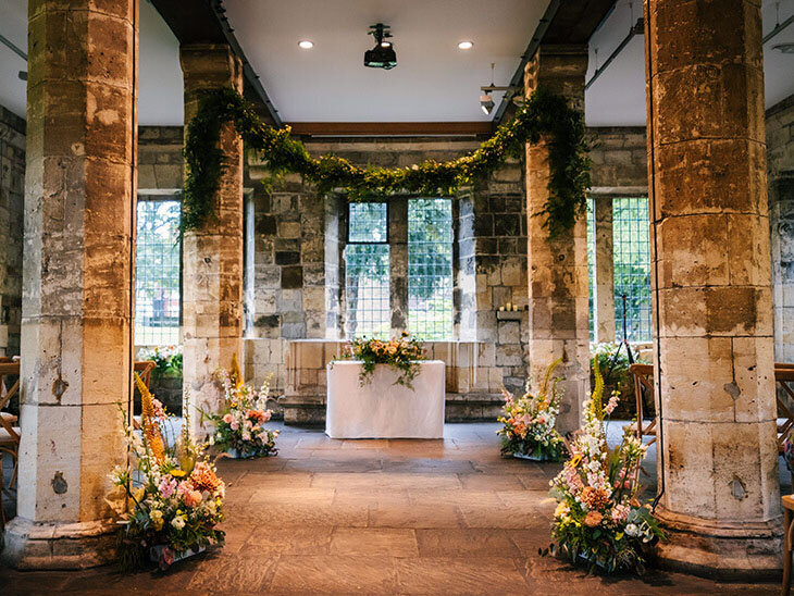 Ceremony wedding flowers 143