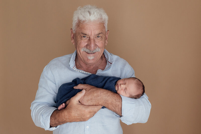 newborn with grandparents