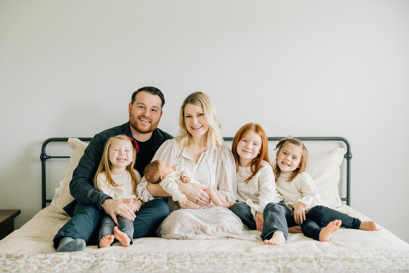 In Home Lifestyle Newborn Photo Session Spring Hill TN