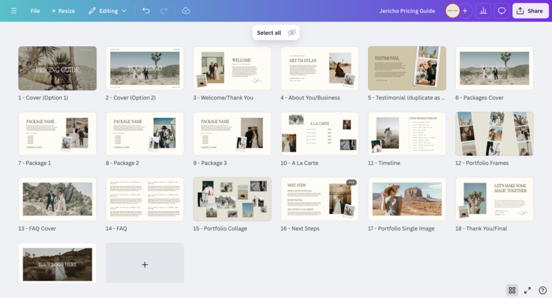 Jericho Canva Pages Screenshot