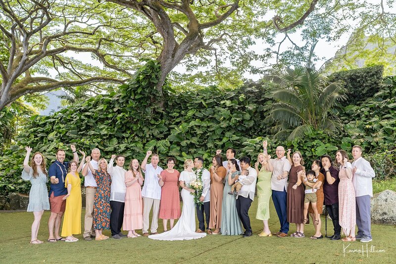 Kualoa ranch Oahu  wedding venue