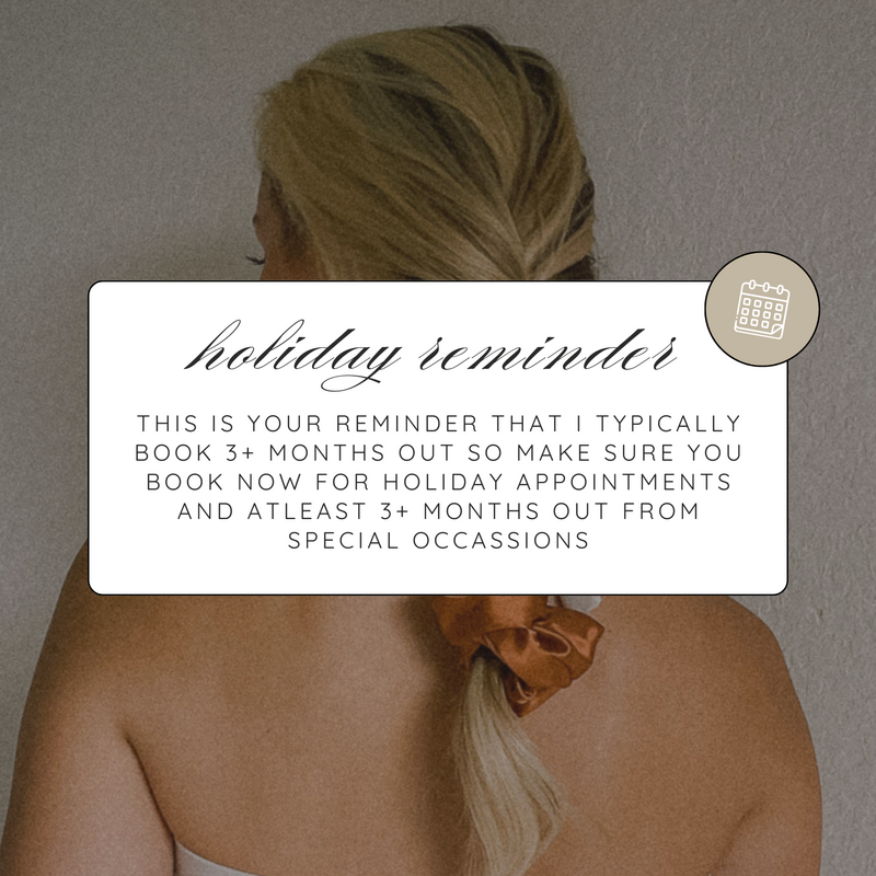 holiday bookings