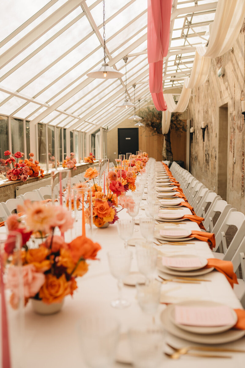 Wedding styling oranjerie Elswout