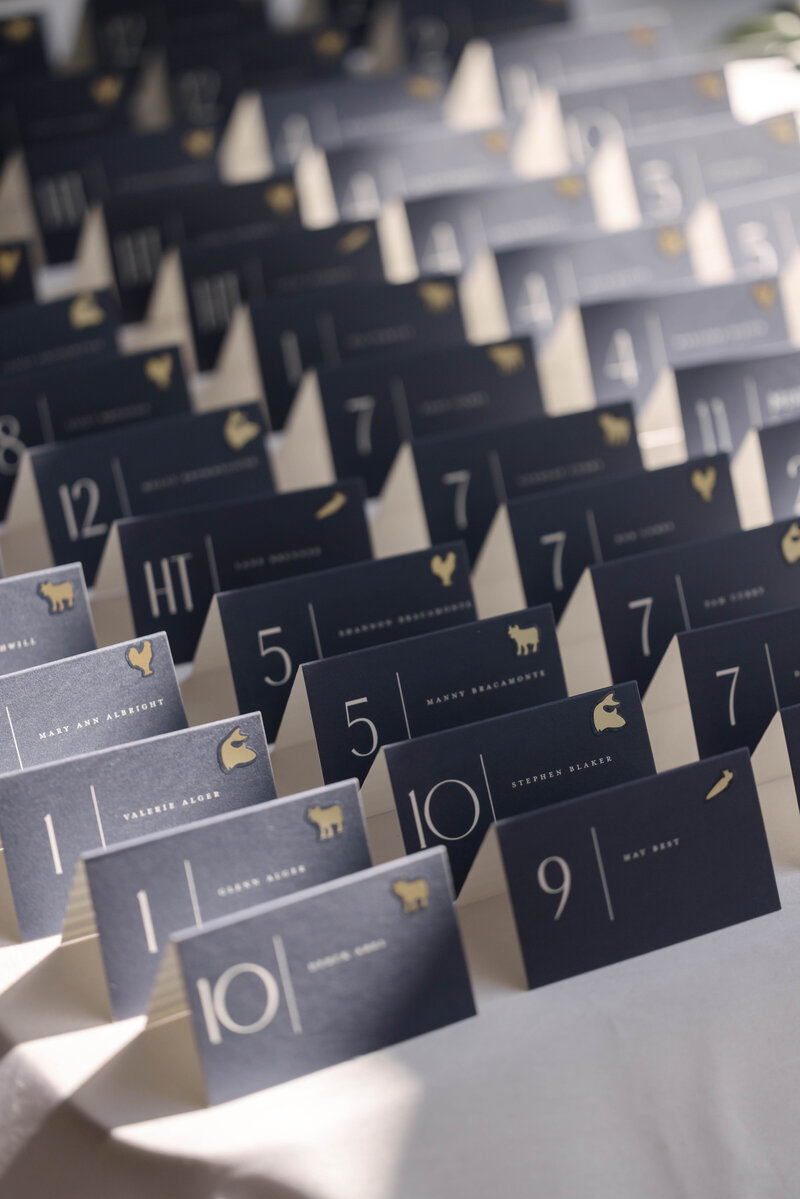 High contrast photography with stationery flat lay and wedding accessories