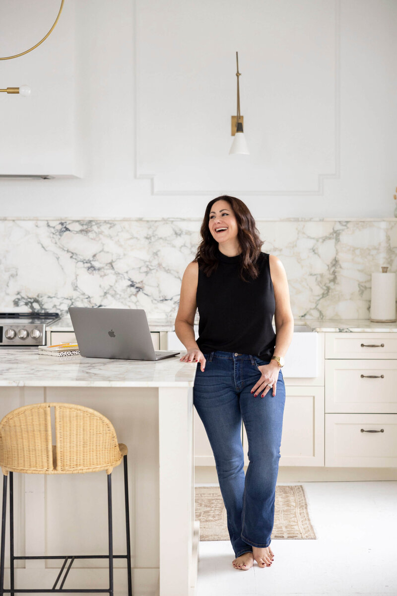 Kristen Apicerno at Glass House Design Group, Greater Boston. Creating sophisticated, tailored interiors with creativity and wit. We design homes, not museums—elegant spaces for the beautiful chaos of real life.