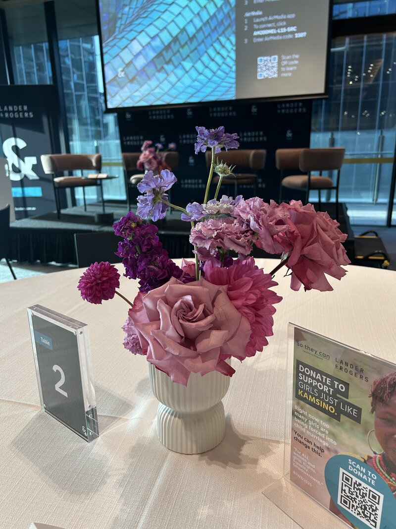 table centerpeice  corporate