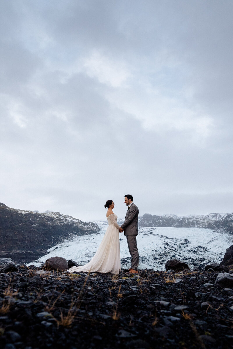 Iceland Elopement Adventure Wedding K&L-22