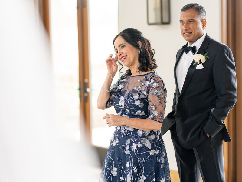 Family portraits at Canyonwood Ridge with Hill Country backdrop