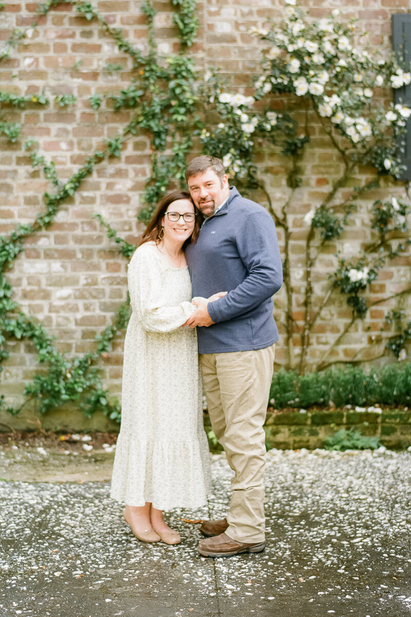 Savannah photographer with husband