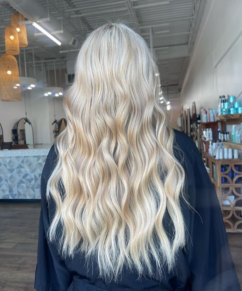 Hand Tied Extensions at Salt Hair Collective - East Beach Norfolk Virginia Hair Salon - 10