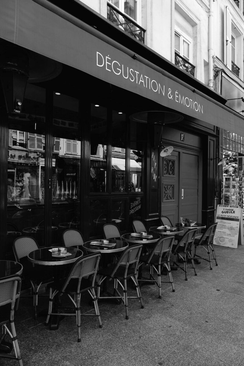 Modern Parisian style restaurant
