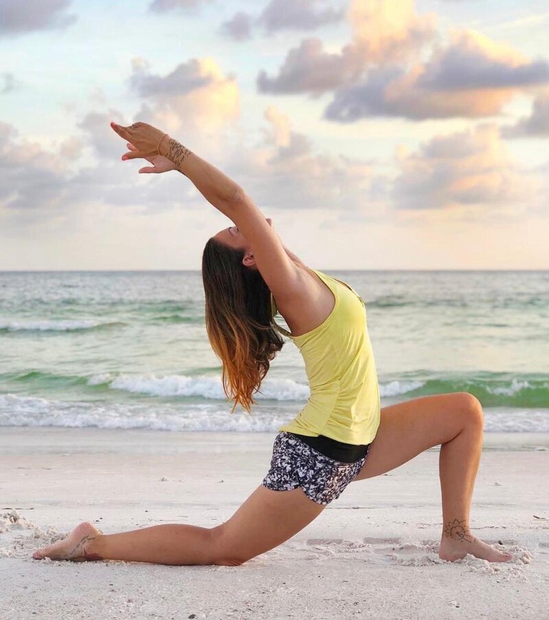 Portrait of Yoga Studio Teacher by the beach
