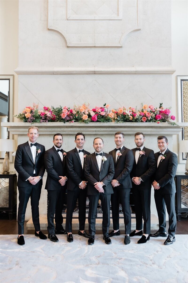 Groomsmen at the country club of orlando by Orlando wedding photographer