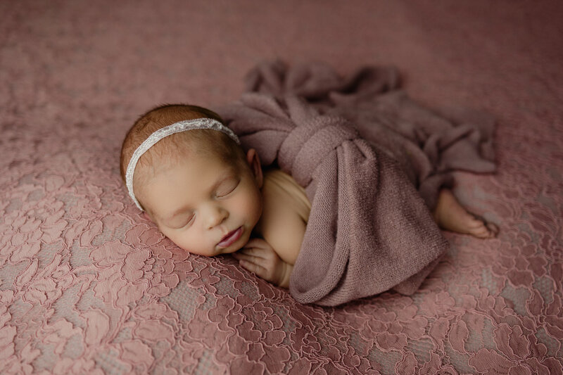 wrapped up baby
