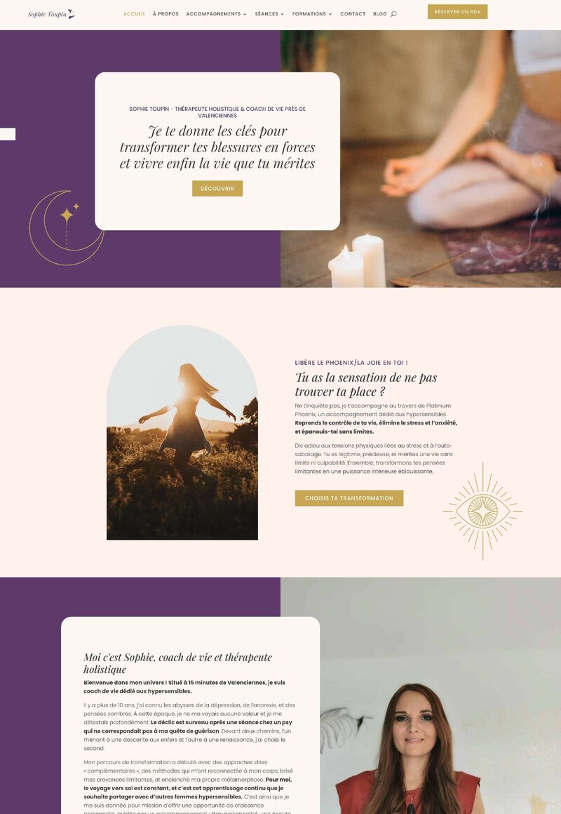 Template showit pour entrepreneur