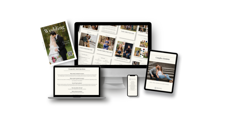 iPad mockup for the e-mail template list