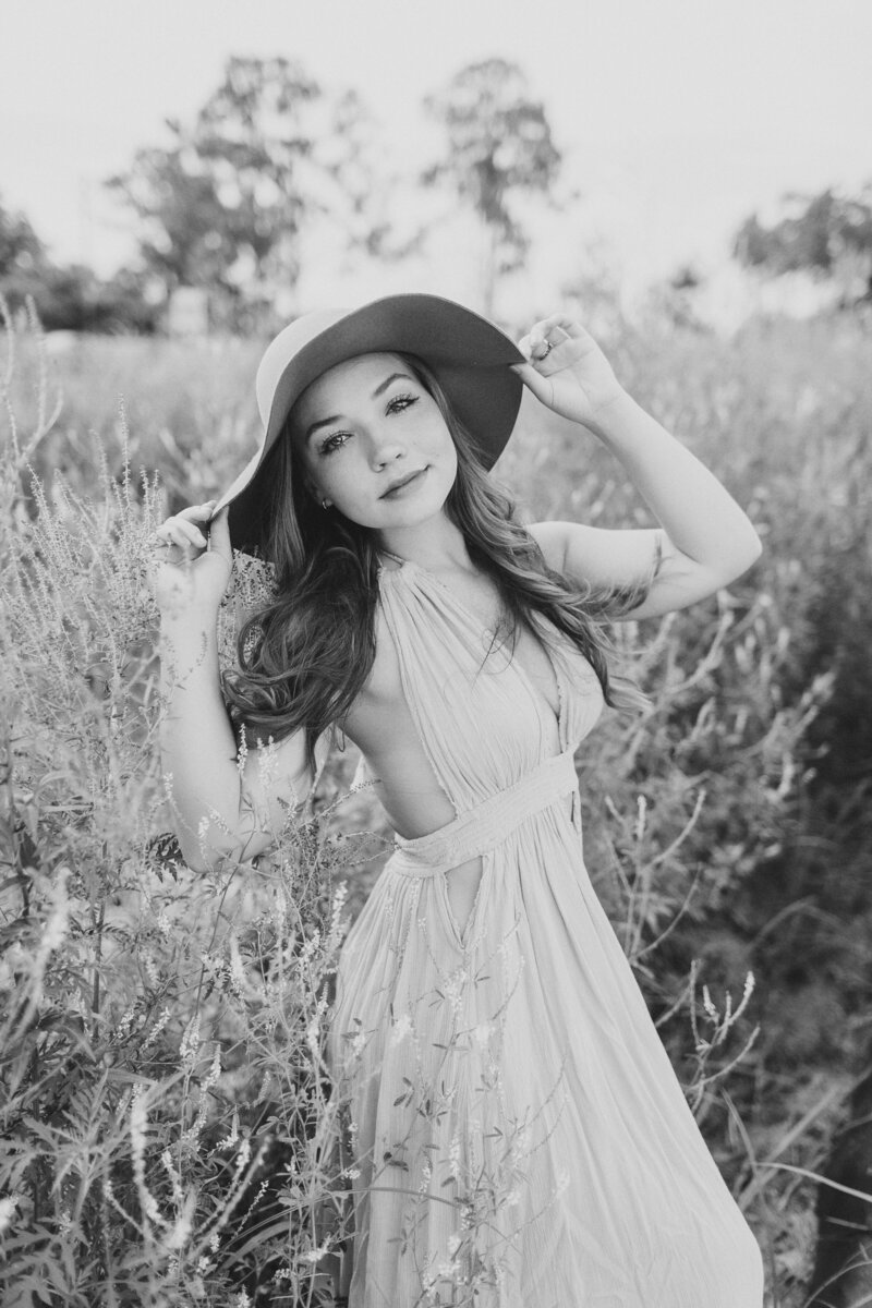 Senior Portrait At Farmer Mikes Naples Florida