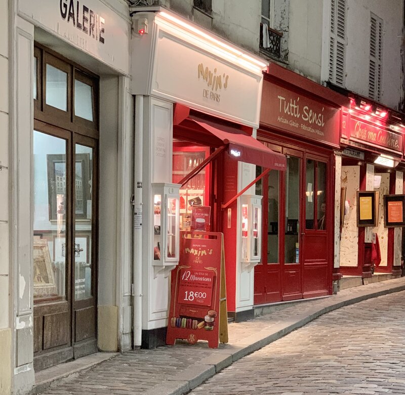 Montmartre Paris France street 