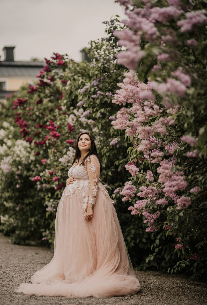 Gravidfotografering stockholm i ulriksdals slott