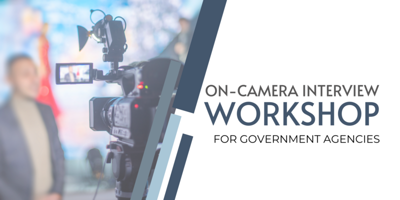 On-camera interview workshop tailored for government agencies. Valuable insights and techniques to excel in media interactions and effectively convey your message to the public.