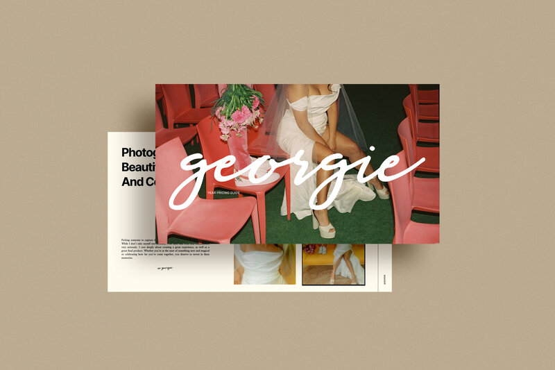 Georgie Pricing Guide mockup