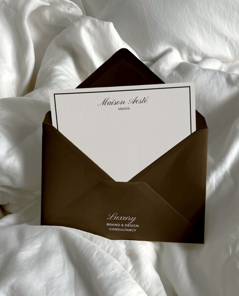 Maison Aesté contact page banner with refined luxury aesthetic